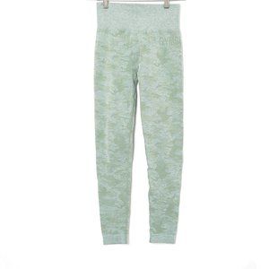 Gymshark Green Camo Leggings (Small)